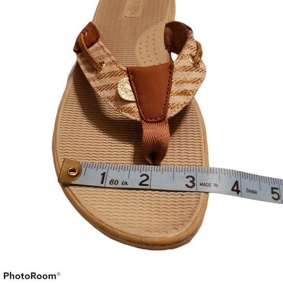 Sherry cloth leather sandal - Picture 3 of 7
